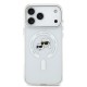Husa Karl Lagerfeld IML K&CH Heads Metal Frame MagSafe pentru iPhone 17 Pro Max, Transparenta (Bakr, KLHMP17XHLSKCH) by www.silkase.ro