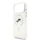Husa Karl Lagerfeld IML K&CH Heads Metal Frame MagSafe pentru iPhone 17 Pro Max, Transparenta (Bakr, KLHMP17XHLSKCH) by www.silkase.ro