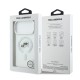Husa Karl Lagerfeld IML K&CH Heads Metal Frame MagSafe pentru iPhone 17 Pro Max, Transparenta (Bakr, KLHMP17XHLSKCH) by www.silkase.ro