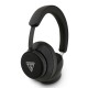 Căști Wireless Over-Ear Guess PU Saffiano Triangle Logo (ENC), Negre (Bakr, GUBHC15PGMRTRK) by www.silkase.ro