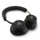 Căști Wireless Over-Ear Guess PU Saffiano Triangle Logo (ENC), Negre (Bakr, GUBHC15PGMRTRK) by www.silkase.ro