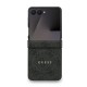 Husa Guess PU Leather 4G Colored Ring Magnetic pentru Samsung Galaxy Z Flip 7, Neagra (Bakr, GUHMZF7P4MSEGCK) by www.silkase.ro