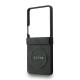 Husa Guess PU Leather 4G Colored Ring Magnetic pentru Samsung Galaxy Z Flip 7, Neagra (Bakr, GUHMZF7P4MSEGCK) by www.silkase.ro