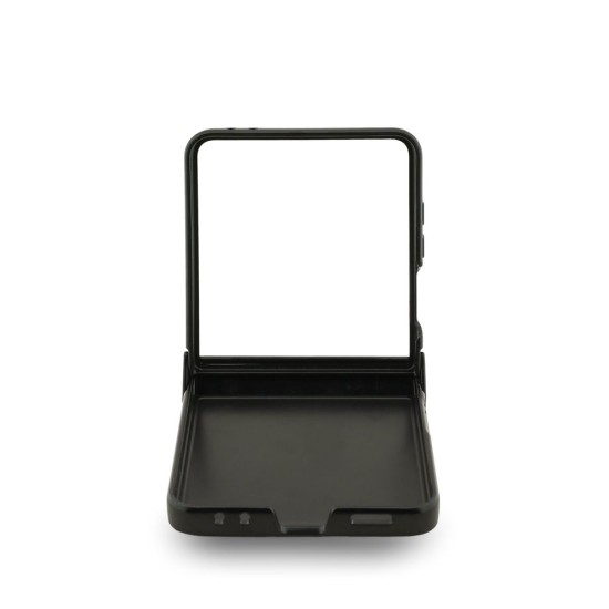 Husa Guess PU Leather 4G Colored Ring Magnetic pentru Samsung Galaxy Z Flip 7, Neagra (Bakr, GUHMZF7P4MSEGCK) by www.silkase.ro