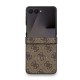 Husa Guess PU Leather 4G Colored Ring Magnetic pentru Samsung Galaxy Z Flip 7, Maro (Bakr, GUHMZF7P4MSEGCW) by www.silkase.ro