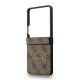 Husa Guess PU Leather 4G Colored Ring Magnetic pentru Samsung Galaxy Z Flip 7, Maro (Bakr, GUHMZF7P4MSEGCW) by www.silkase.ro