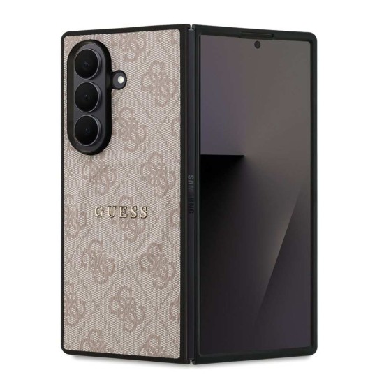 Husa Guess PU Leather 4G Colored Ring Magnetic pentru Samsung Galaxy Z Fold 7, Roz (Bakr, GUHMZFD7P4MSEGCP) by www.silkase.ro