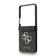 Husa Guess PU 4G Metal Logo pentru Samsung Galaxy Z Flip 7, Gri (Bakr, GUHCZF74GMGGR) by www.silkase.ro
