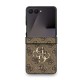 Husa Guess PU 4G Metal Logo pentru Samsung Galaxy Z Flip 7, Maro (Bakr, GUHCZF74GMGBR) by www.silkase.ro