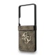 Husa Guess PU 4G Metal Logo pentru Samsung Galaxy Z Flip 7, Maro (Bakr, GUHCZF74GMGBR) by www.silkase.ro