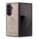 Husa Guess PU 4G Metal Logo pentru Samsung Galaxy Z Fold 7, Roz (Bakr, GUHCZFD74GMGPI) by www.silkase.ro