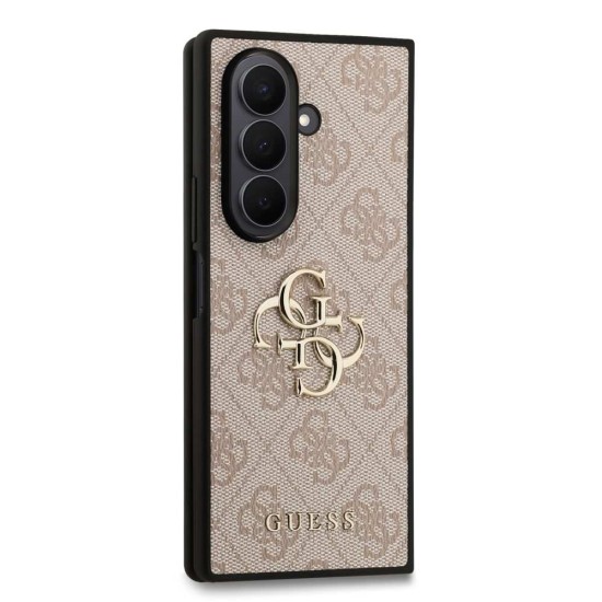 Husa Guess PU 4G Metal Logo pentru Samsung Galaxy Z Fold 7, Roz (Bakr, GUHCZFD74GMGPI) by www.silkase.ro
