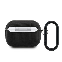 Husa Lacoste Petit Pique Croc Logo Patch pentru AirPods Pro 2, Neagra