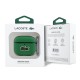Husa Lacoste Petit Pique Croc Logo Patch pentru AirPods 4, Verde (Bakr, LCA4PVCN) by www.silkase.ro