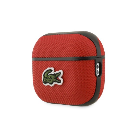 Husa Lacoste Petit Pique Croc Logo Patch pentru AirPods Pro 2, Rosie Husa Lacoste Petit Pique Croc Logo Patch pentru AirPods Pro 2, Rosie (Bakr, LCAP2PVCR) by www.silkase.ro