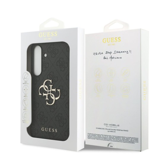 Husă Guess PU 4G Metal Logo pentru Samsung Galaxy S25 FE Gri Husă Guess PU 4G Metal Logo pentru Samsung Galaxy S25 FE Gri (Bakr, GUHCS25FE4GMGGR) by www.silkase.ro