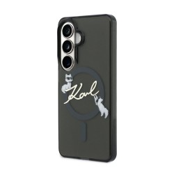 Husă Magnetică Karl Lagerfeld IML Choupette Karl Script Logo pentru Samsung Galaxy S26 Negru Husă Magnetică Karl Lagerfeld IML Choupette Karl Script Logo pentru Samsung Galaxy S26 Negru