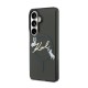 Husă Magnetică Karl Lagerfeld IML Choupette Karl Script Logo pentru Samsung Galaxy S26 Negru (S26, KLHMS26S5HKSCAK) by www.silkase.ro