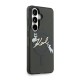 Husă Magnetică Karl Lagerfeld IML Choupette Karl Script Logo pentru Samsung Galaxy S26 Negru (S26, KLHMS26S5HKSCAK) by www.silkase.ro