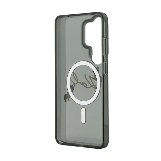 Husă Magnetică Karl Lagerfeld IML Choupette Karl Script Logo pentru Samsung Galaxy S26 Ultra Negru (S26 Ultra, KLHMS26L5HKSCAK) by www.silkase.ro