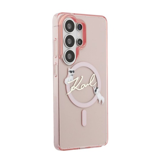 Husă Magnetică Karl Lagerfeld IML Choupette Karl Script Logo pentru Samsung Galaxy S26 Ultra Roz Husă Magnetică Karl Lagerfeld IML Choupette Karl Script Logo pentru Samsung Galaxy S26 Ultra Roz (S26 Ultra, KLHMS26L5HKSCAP) by www.silkase.ro