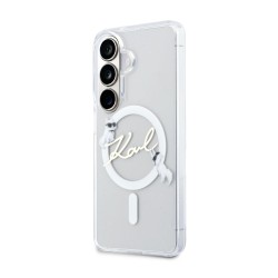 Husă Magnetică Karl Lagerfeld IML Choupette Karl Script Logo pentru Samsung Galaxy S26 Transparent Husă Magnetică Karl Lagerfeld IML Choupette Karl Script Logo pentru Samsung Galaxy S26 Transparent
