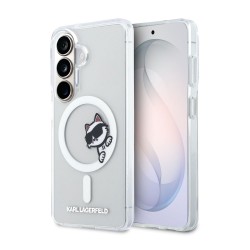 Husă Magnetică Karl Lagerfeld IML Choupette Peekaboo Logo pentru Samsung Galaxy S26 Transparent