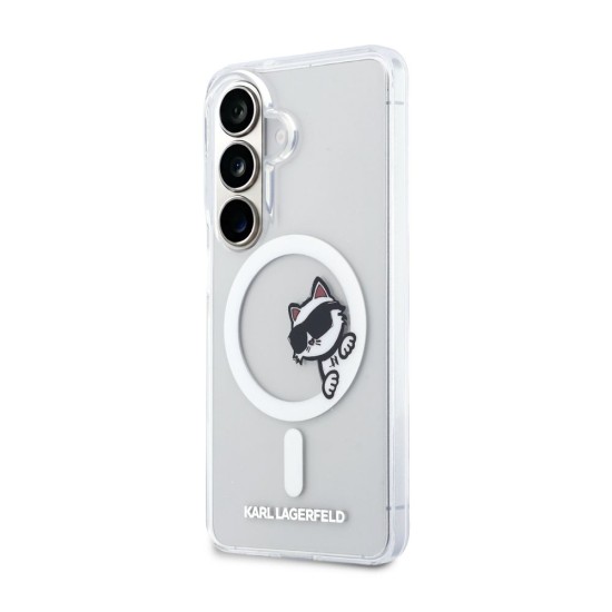 Husă Magnetică Karl Lagerfeld IML Choupette Peekaboo Logo pentru Samsung Galaxy S26+ Transparent Husă Magnetică Karl Lagerfeld IML Choupette Peekaboo Logo pentru Samsung Galaxy S26+ Transparent (S26 Plus, KLHMS26M6HCPSCT) by www.silkase.ro