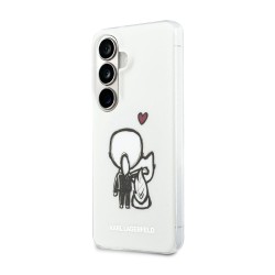 Husă Magnetică Karl Lagerfeld IML K&CH Back Logo pentru Samsung Galaxy S26 Transparent