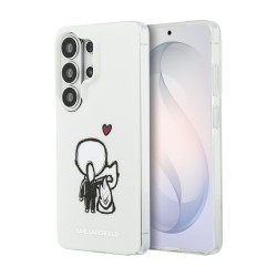 Husă Magnetică Karl Lagerfeld IML K&CH Back Logo pentru Samsung Galaxy S26 Ultra Transparent