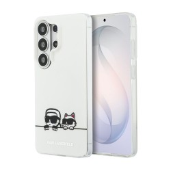 Husă Magnetică Karl Lagerfeld IML K&CH Peekaboo Logo pentru Samsung Galaxy S26 Ultra Alb