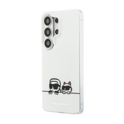 Husă Magnetică Karl Lagerfeld IML K&CH Peekaboo Logo pentru Samsung Galaxy S26 Ultra Alb
