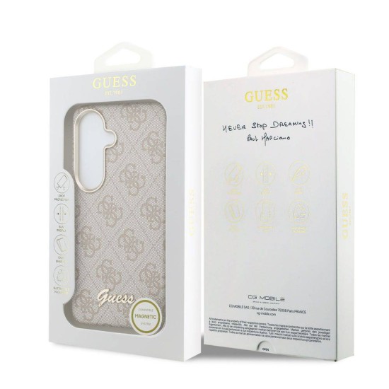 Husă Magnetică Guess PU 4G Script Metal Logo pentru Samsung Galaxy S26 Roz Husă Magnetică Guess PU 4G Script Metal Logo pentru Samsung Galaxy S26 Roz (S26, GUHMS26S5P4FWMSP) by www.silkase.ro