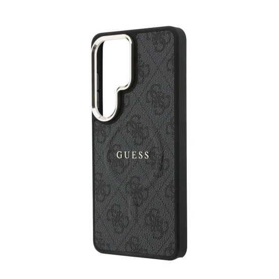 Husă Magnetică Guess Piele Eco 4G Gold Frame pentru Samsung Galaxy S26 Ultra Negru (S26 Ultra, GUHMS26LP4MSEGCK) by www.silkase.ro
