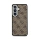Husă Magnetică Guess Piele Eco 4G Gold Frame pentru Samsung Galaxy S26 Maro (S26, GUHMS26SP4MSEGCW) by www.silkase.ro