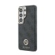 Husă Magnetică Guess Piele Eco 4G Strass Logo Gold Frame pentru Samsung Galaxy S26 Ultra Negru (S26 Ultra, GUHMS26LP4GRMDEK) by www.silkase.ro
