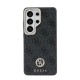 Husă Magnetică Guess Piele Eco 4G Strass Logo Gold Frame pentru Samsung Galaxy S26 Ultra Negru (S26 Ultra, GUHMS26LP4GRMDEK) by www.silkase.ro
