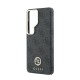Husă Magnetică Guess Piele Eco 4G Strass Logo Gold Frame pentru Samsung Galaxy S26 Ultra Negru (S26 Ultra, GUHMS26LP4GRMDEK) by www.silkase.ro