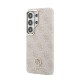 Husă Magnetică Guess Piele Eco 4G Strass Logo Gold Frame pentru Samsung Galaxy S26 Ultra Roz (S26 Ultra, GUHMS26LP4GRMDEP) by www.silkase.ro