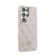 Husă Magnetică Guess Piele Eco 4G Strass Logo Gold Frame pentru Samsung Galaxy S26 Ultra Roz (S26 Ultra, GUHMS26LP4GRMDEP) by www.silkase.ro