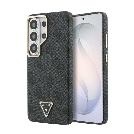 Husă Magnetică Guess Piele Eco 4G Strass Triangle Logo Gold Frame pentru Samsung Galaxy S26 Ultra Negru Husă Magnetică Guess Piele Eco 4G Strass Triangle Logo Gold Frame pentru Samsung Galaxy S26 Ultra Negru (S26 Ultra, GUHMS26LP4GTDGMK) by www.silkase.ro