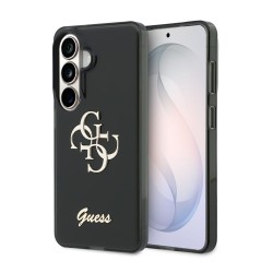 Husă Guess IML 4G Script Metal Logo pentru Samsung Galaxy 26 Negru
