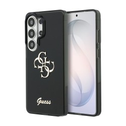 Husă Guess IML 4G Script Metal Logo pentru Samsung Galaxy 26 Ultra Negru