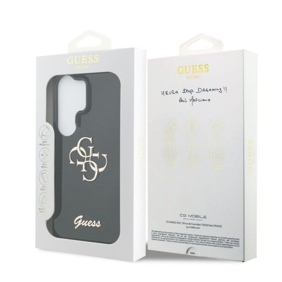 Husă Guess IML 4G Script Metal Logo pentru Samsung Galaxy 26 Ultra Negru Husă Guess IML 4G Script Metal Logo pentru Samsung Galaxy 26 Ultra Negru (S26 Ultra, GUHCS26L5HC4MLSK) by www.silkase.ro