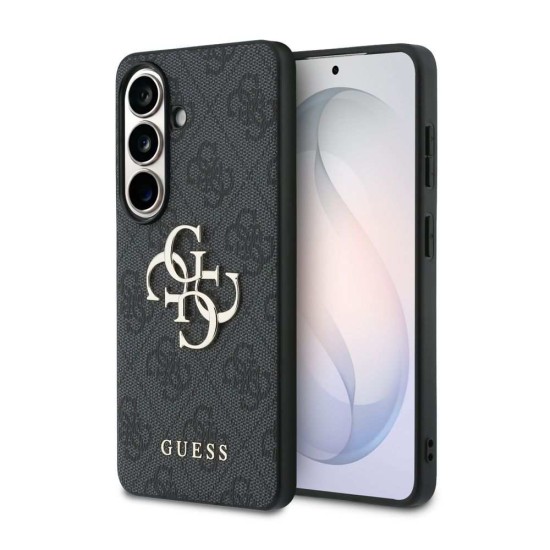 Husă Guess PU 4G Metal Logo pentru Samsung Galaxy S26 Gri (S26, GUHCS26S4GMGGR) by www.silkase.ro