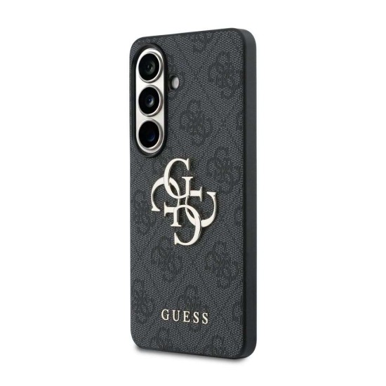 Husă Guess PU 4G Metal Logo pentru Samsung Galaxy S26 Gri (S26, GUHCS26S4GMGGR) by www.silkase.ro