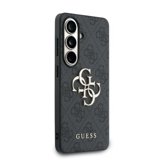 Husă Guess PU 4G Metal Logo pentru Samsung Galaxy S26 Gri (S26, GUHCS26S4GMGGR) by www.silkase.ro