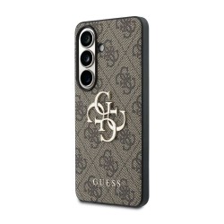 Husă Guess PU 4G Metal Logo pentru Samsung Galaxy S26+ Maro Husă Guess PU 4G Metal Logo pentru Samsung Galaxy S26+ Maro
