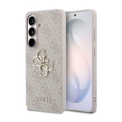 Husă Guess PU 4G Metal Logo pentru Samsung Galaxy S26+ Roz
