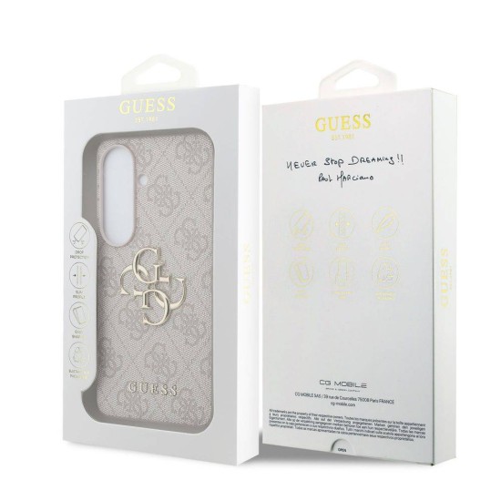 Husă Guess PU 4G Metal Logo pentru Samsung Galaxy S26+ Roz Husă Guess PU 4G Metal Logo pentru Samsung Galaxy S26+ Roz (S26 Plus, GUHCS26M4GMGPI) by www.silkase.ro